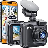 ROVE R2-4K PRO Dash Cam, Built-in GPS, 5G WiFi Dash Camera for Cars, 2160P UHD 30fps Dashcam with APP, 2.4" IPS Screen, Night