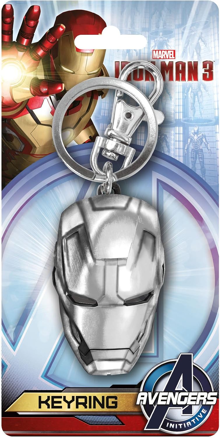Marvel Avengers 2 Iron Man Pewter Key Ring, Silver