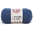 Lion Brand Yarn Wool-Ease Yarn, Worsted-Weight Yarn for Knitting and Crocheting, 1 Pack, Blue Mist