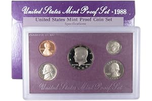 PROFILE COINS & COLLECTIBLES 1988 Clad Proof Set U.S. Mint Original Government Packaging OGP