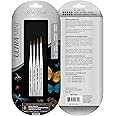 Silver Brush Limited UMS-2455S Ultra Mini Ultimate Round Set for Watercolor, Gouache, Inks, Dyes, Acrylic, & Heavy Body Paints, Set of 4 Round Brushes, Size 2, 4, 6, and 8, Short Handle