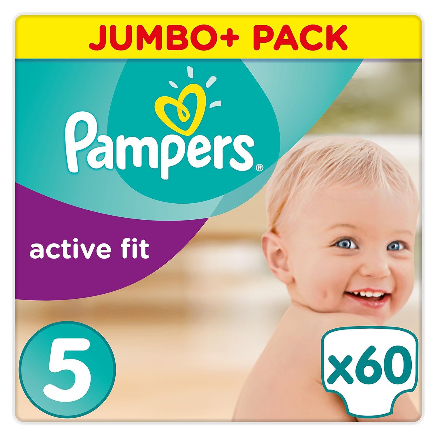 pampers active fit nappies