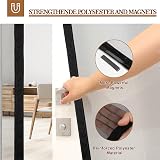 Yotache Side Opening Fly Screen 90x200 cm Magnetic Door Screen Black view 6