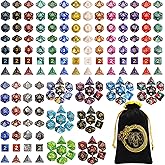 CiaraQ DND Dice Sets - 26 X 7 Polyhedral Dice (182pcs) with a Large Drawstring Bag Great for Dungeons and Dragons, Role Playing Table Game.