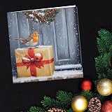 Absolutely Yours Charity Christmas Cards 24 Pack 4 Robin Designs 150x150mm view 5