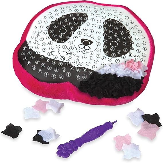 plush craft panda pillow