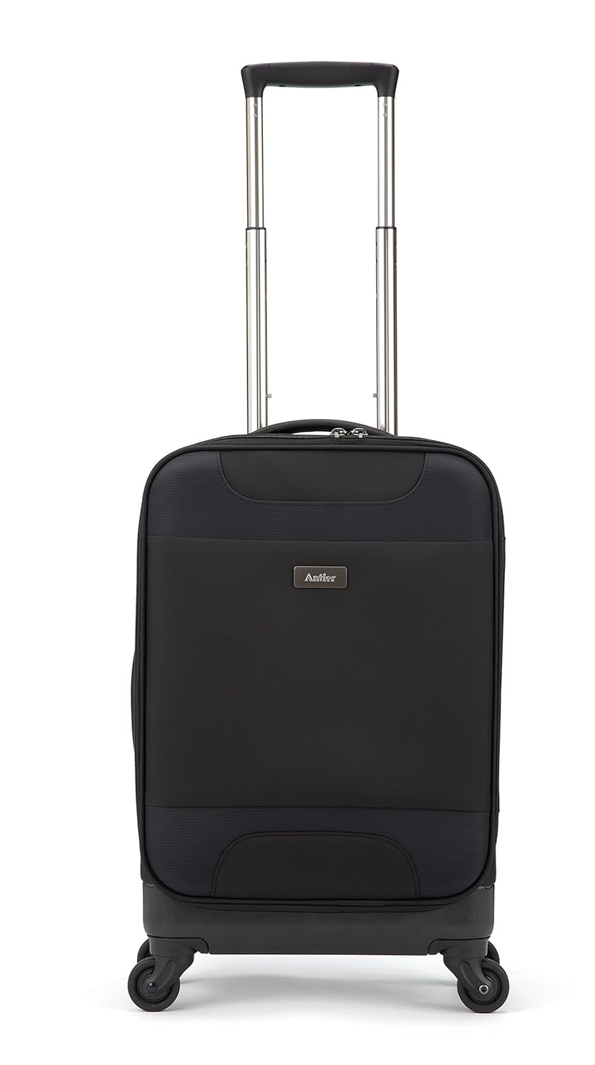 Antler Hand Luggage Nimbus 4Wheel B1 Cabin Case, 45 Liters, Black