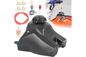 RUTU Gas Tank Fuel Tank Petrol with Cap for CRF50 XR50 50cc 70cc 90cc 110cc 125cc SSR TaoTao coolster Baja DR49 SDG 107 kazuma Thumpstar BSE Piranha Pitster Pro Roketa Atomik Pit Dirt Trail Bike