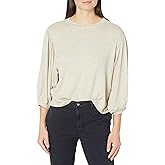 Velvet by Graham & Spencer Women's Carlana Cozy Lux Pleat Sleeve Sweatshirt