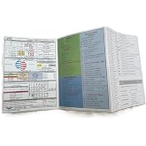 Crystal Pilot Student Pilot Quick Ref. Guide/Cheat Sheet with Memory Aids for VFR Regs, Airport Markings/Signs, METAR Codes, VFR Acronyms and Radio Calls