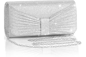 Evening Bag Clutch Purses for Women Wedding Bag Sparkling Party Handbag with Detachable Chain