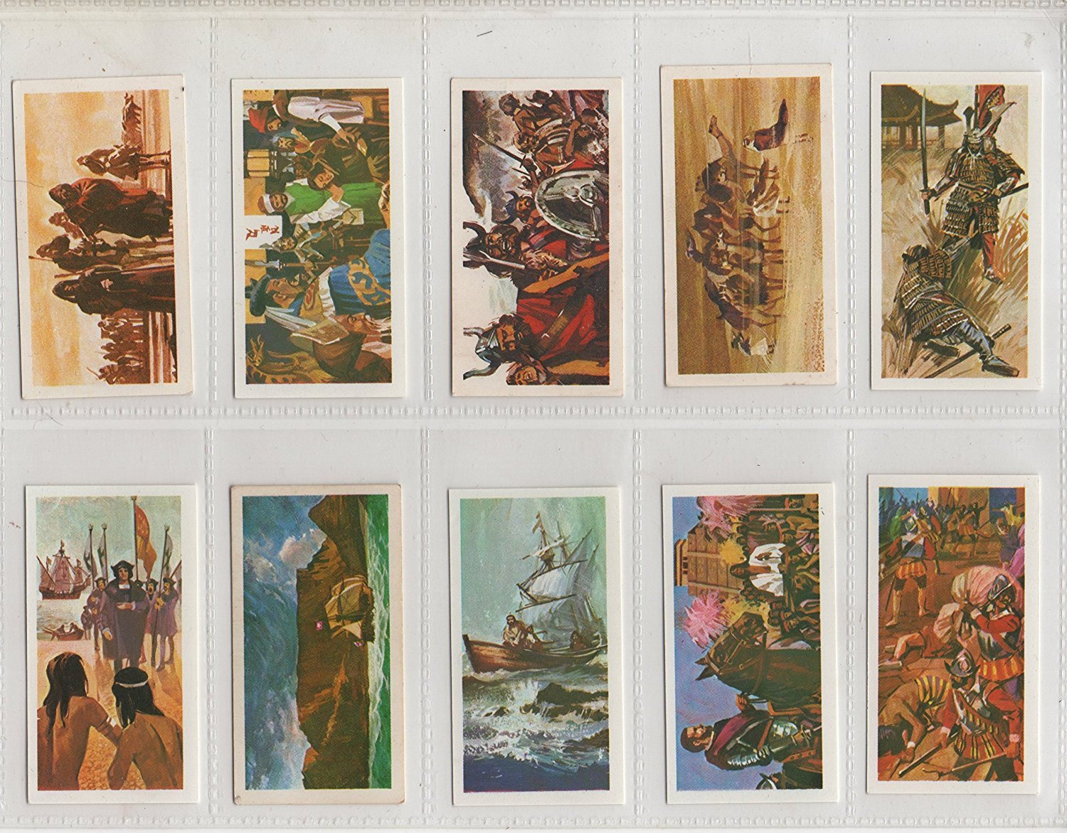 AZ19 - FULL Original Trade card set - Adventurers & Explorers - Brooke Bond
