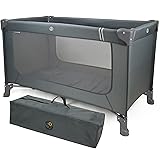 509 Crew Travel Bed - Pack n Play Baby Play Yard/Foldable PlayPen/PARC Pour Bébé with Mat and Travel Bag - 50 x 30 x 26.8 - E