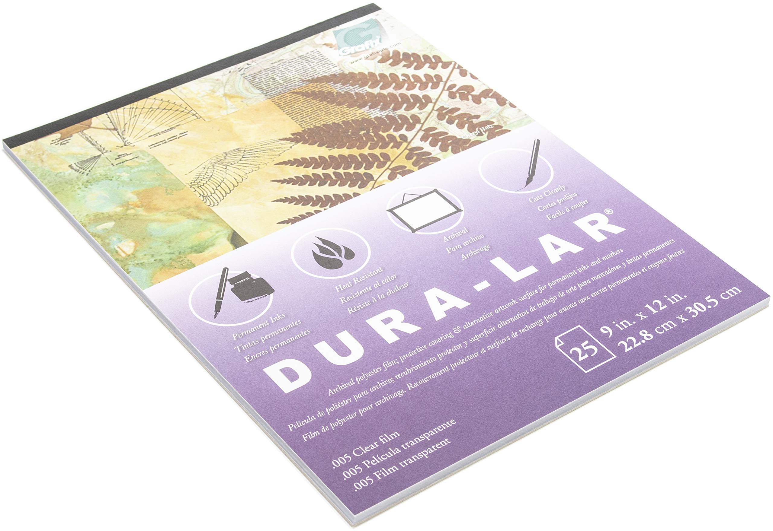 DURALAR Clear .005 9X12 25PGS — image 1