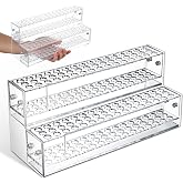 Cabilock Acrylic Pen Display Holder, 96 Slots Beadable Pens Display Stand, Pencil Art Brush Rack Organizer for Home Office School Desk