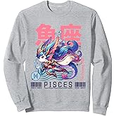 Kawaii Zodiac Sign Astrology Astrological Sign Pisces Sweatshirt