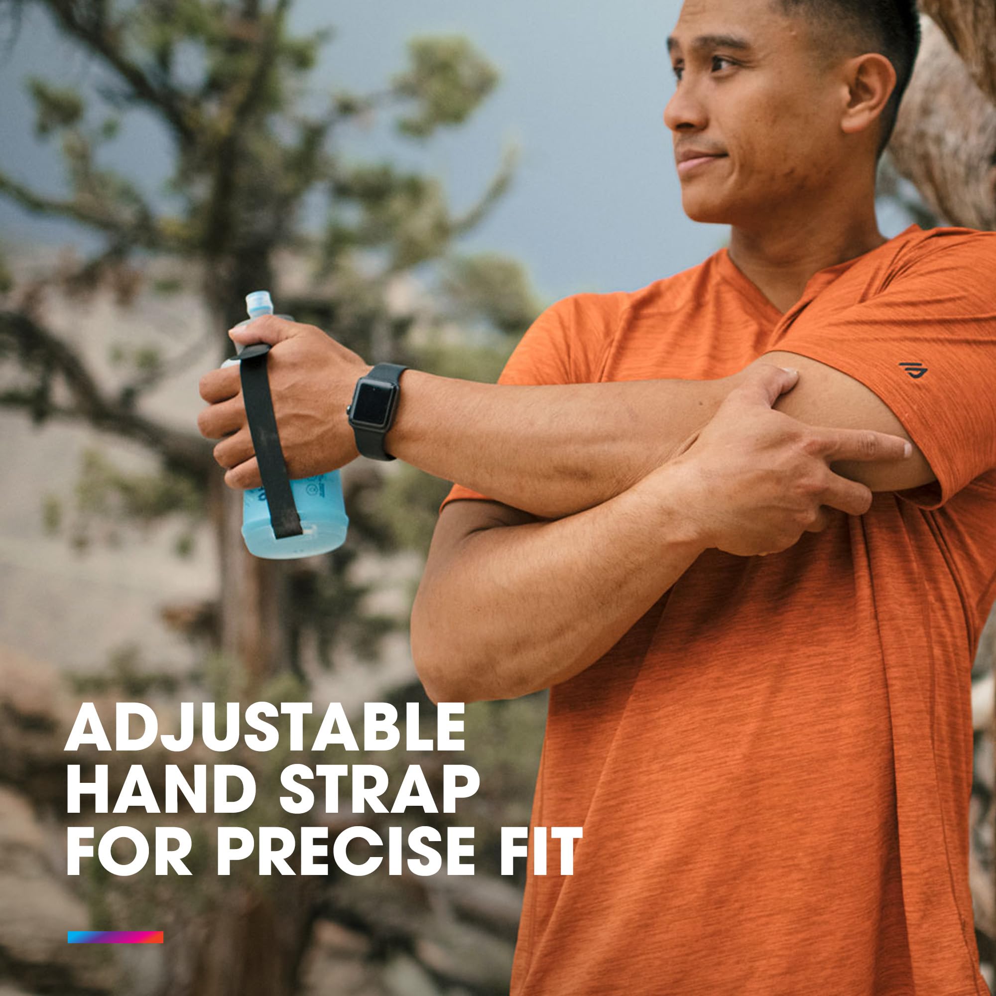HydraPak SkyFlask Speed - Collapsible Handheld Running Water Bottle (350ml, 500ml, 500ml Insulated) - Adjustable Strap, Lightweight, Spill-Proof Cap