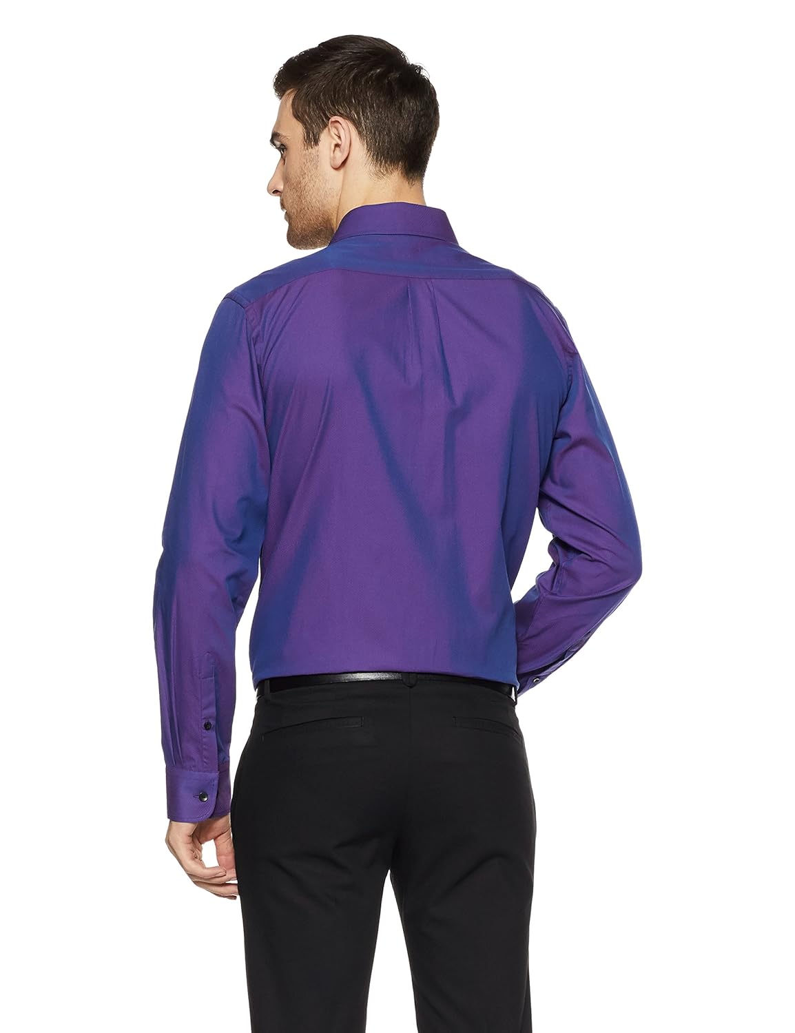 arrow men's plain regular fit formal shirt