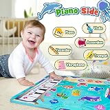 HappyGoLucky 3 in 1 Animal Musical Mat 19 Sounds Recording Toddler Toy view 4