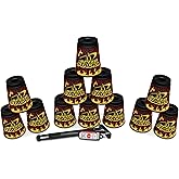 Speed Stacks | Official Sport Stacking Set, Black Flame - 12 Cups and Holding stem | Top Grade Materials, Low Friction | WSSA Approved