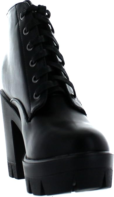 bamboo platform combat boots
