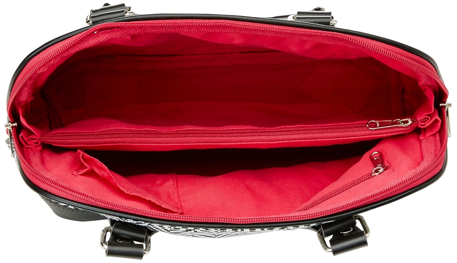 spade girl's satchel (b/w chevron) ()