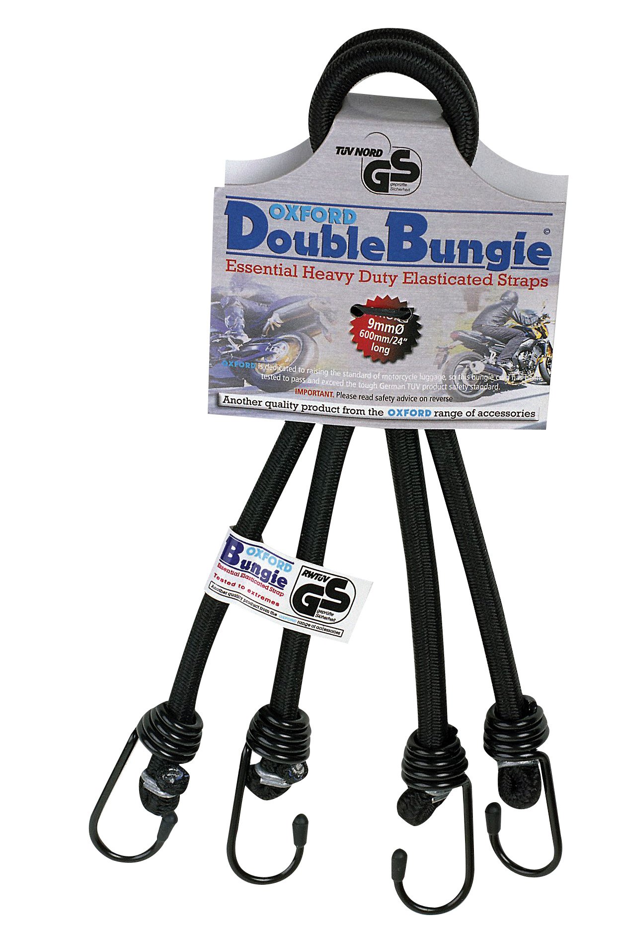 OXFORD Elastic with Hooks 600x9 mm