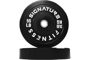 Fitvids Olympic Bumper Plates Set, 2" Weight Plates for Strength Training & Weightlifting, Paris or Set or Set with Barbell, Multiple Options