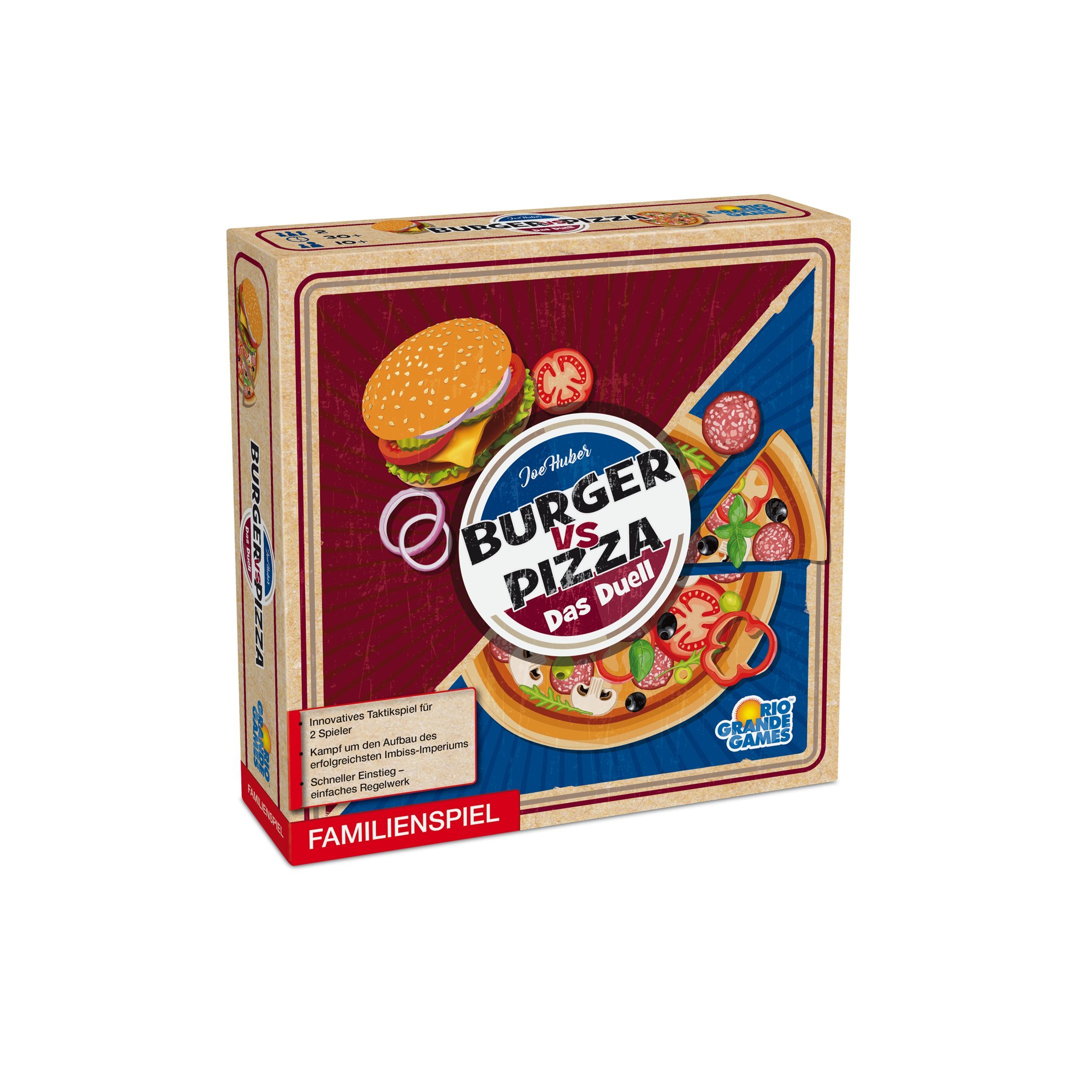 Rio Grande Games 22501481 Burger Vs. Pizza