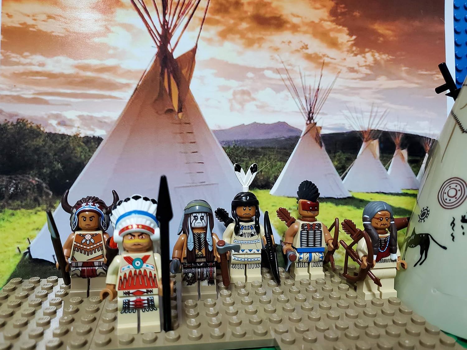 LEGO Native American Indian Village 