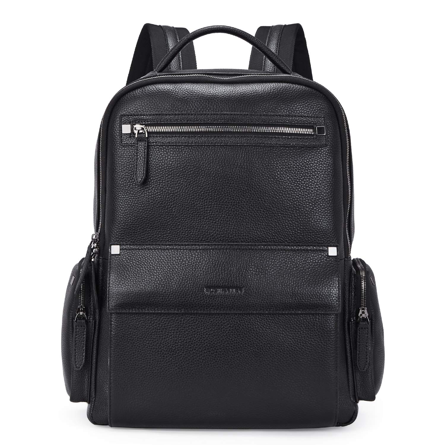 Photo 1 of BOSTANTEN Men Leather Backpack 15.6” Laptop Backpack Travel Business Office Bag Large Capacity College Daypack