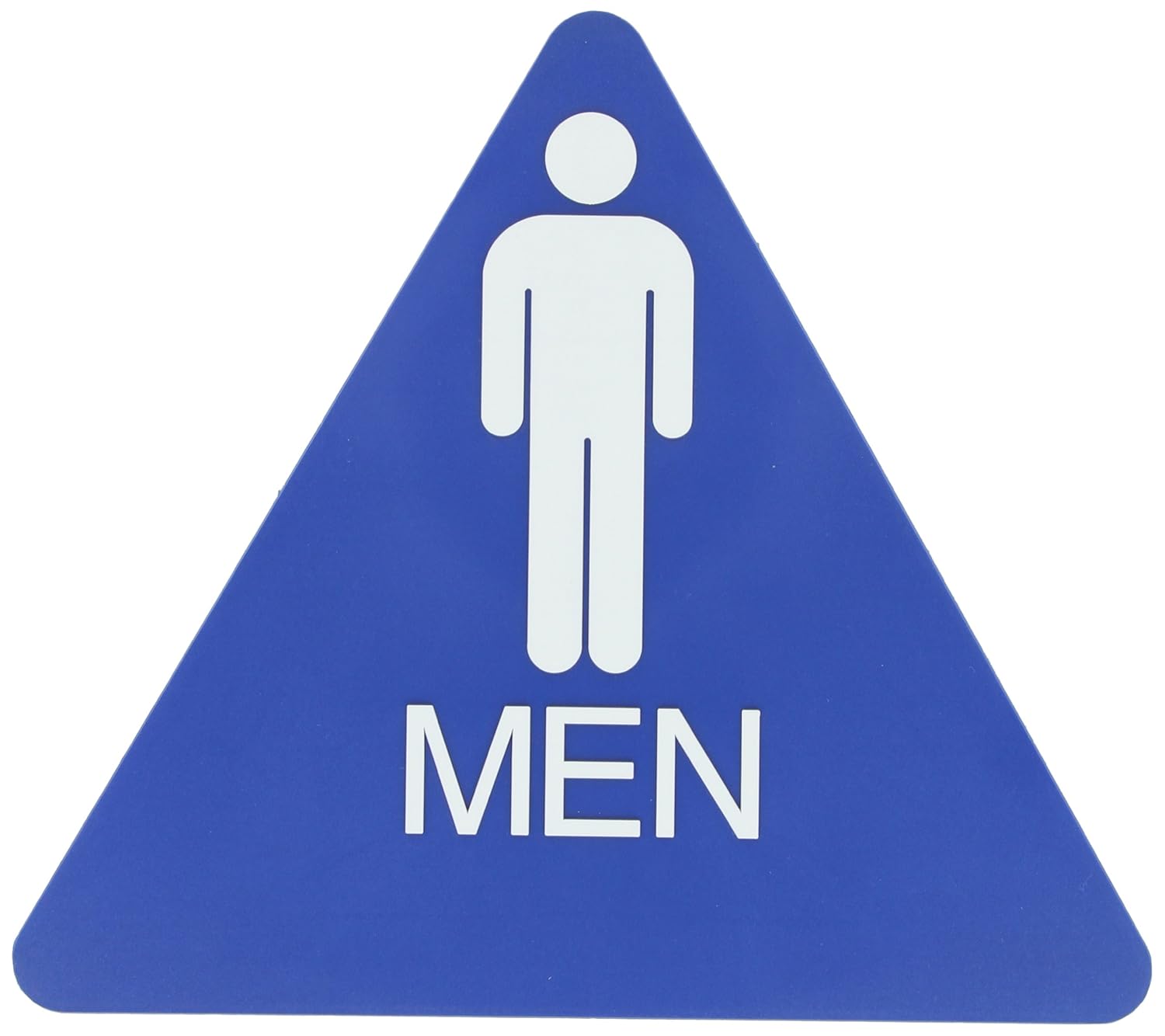 Brady 106179 Plastic California/Ada Restroom Sign, 10" X 11", Legend