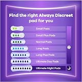 Always Discreet Incontinence Pads Women Small Plus 96 Moderate Absorbency view 4