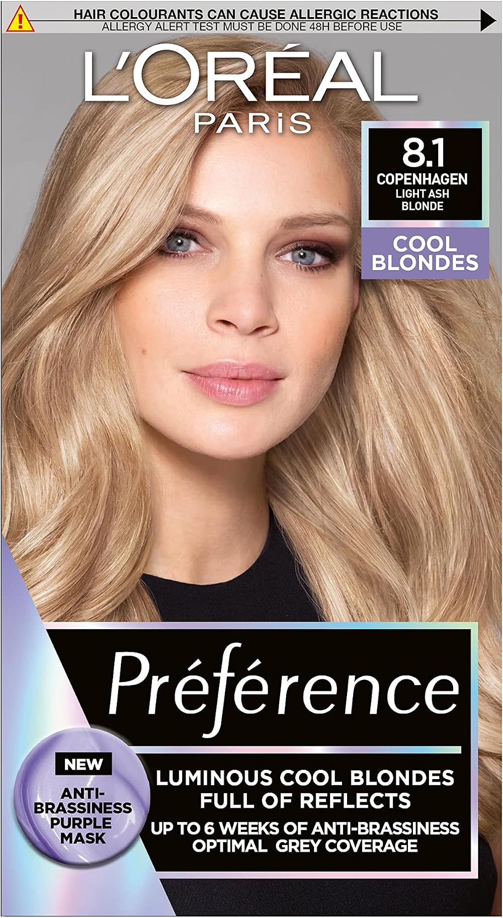 L'Oreal Paris Preference Hair Dye 8.1 Copenhagen Luminous Permanent Colour