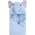Hudson Baby Asciugamano Con Cappuccio Per Neonato – Morbido Spugna Di Cotone Con Faccina Di Maialino (Taglia Unica 76x76 Cm)