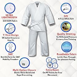 Karate Uniform for Kids & Adults Lightweight