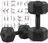Yaheetech 4 kg Dumbbells Set of 2 Hex Grip Home Gym Strength Training 8 kg view 8