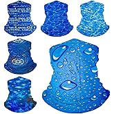 HCMY 6 Pack Neck Gaiters Tube UV Face Mask Bandana Balaclava Shiesty Magic Scarf Headwear Headbands Wraps for women