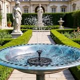 AISITIN Solar Fountain with 6 Nozzles Floating Pond Pump Garden Water Feature view 2