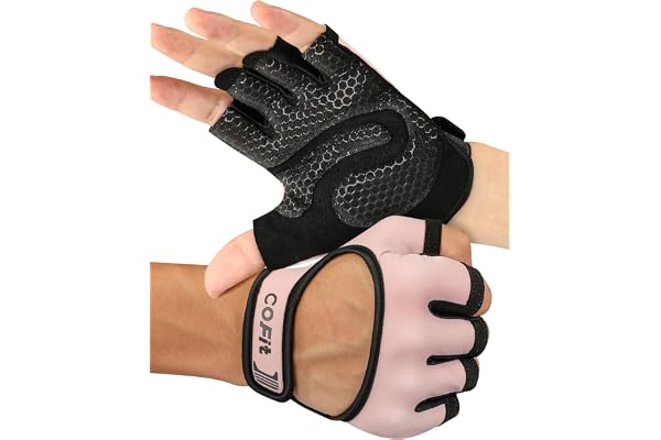 COFIT Breathable Workout Gloves, Antislip Weight Lifting Gym Gloves for Men Women, Superior Grip & Palm Protection for Weight