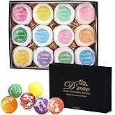 Bath Bombs Gift Set, XXL 4.2oz 12Pcs. All Natural Handmade Bathbombs With Organic Essential oils, Moisturizing Shea Butter/ Bath Salts for Relaxation/ Stress Relief .Great for any Occasions