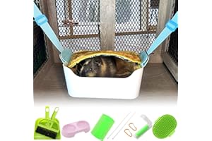 KEXWEN Rat Bed,Guinea Pig Hammock Bed, Pet Rat Toys of Warm Bed,Mouse Hideouts for Ferret Gliders Small Pet Bed，Large Size Cage Accessories and House.
