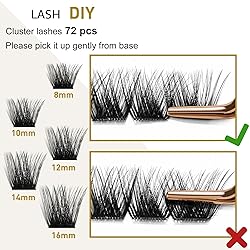 Lash Clusters B30 D Curl 10mm DIY Eyelash
