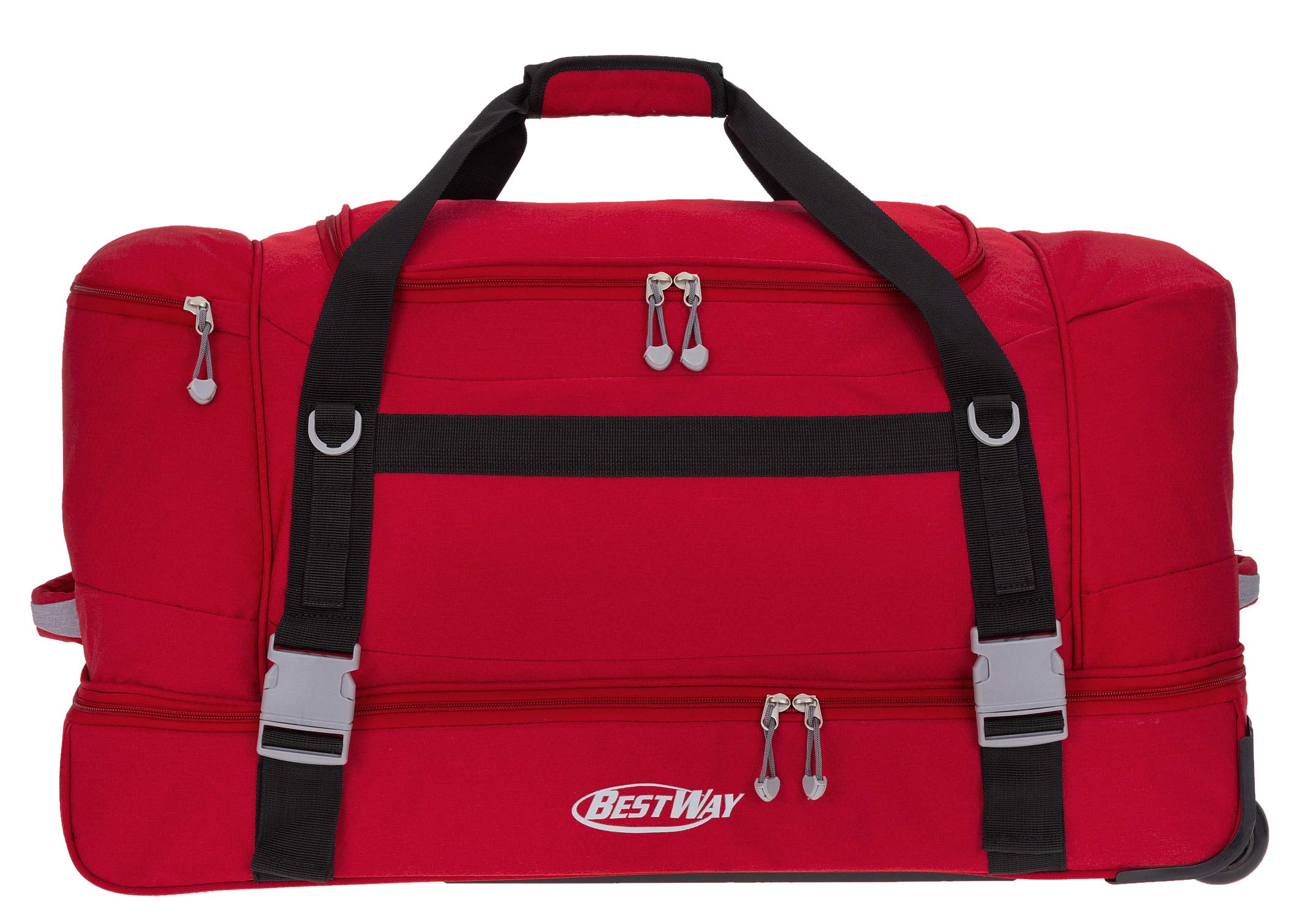 Bestway Bestway Rollenreisetasche Travel Duffle, 78 cm, 100 liters, Red (Weinrot)
