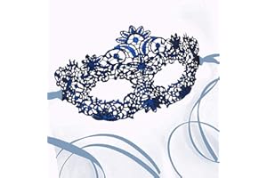 The Lace Mask Co. Luxury Women's Lace Masquerade Prom Halloween Carnival Mask Ball