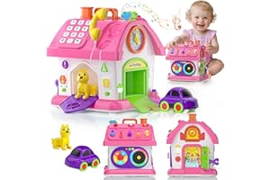 Hurdaos Montessori Toys for 1 Year Old Girls, 1st Present First Birthday Gifts for One Year Old Girl Baby Girl Boy Toy 12-18 Months, Educational Learning Toddler Montessori Toys 1-2