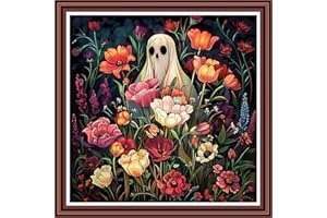 Dimensean Counted Cross Stitch Kit for Beginners, 11CT Unprinted Cross-Stitch Kit Easy Patterns Needlepoint Kit Cross Stitchi