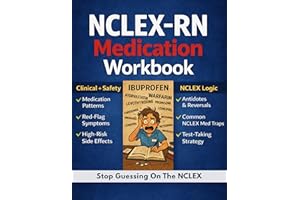 NCLEX-RN Medication Workbook: Stop Guessing On The NCLEX: High-Yield Pharmacology Practice Focused on Medication Patterns, Si