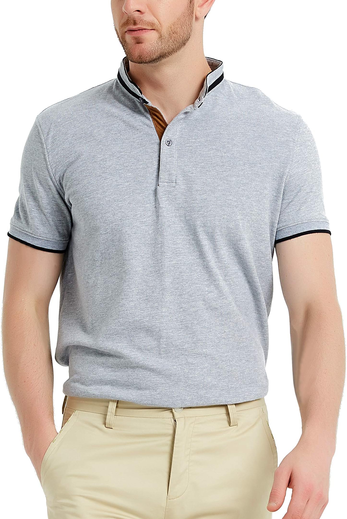 Polo Shirts for Men Classic Fit 100% Cotton