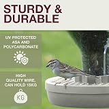 Swissinno Davos Bird Feeders Hanging Station Dual Chamber No Mess view 4